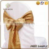 Fancy Banquet Tafatta Christmas Chair Sash thumbnail-4