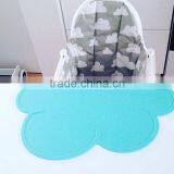 4727cm Waterproof Silicone Placemat Bar Mat Baby Kids Cloud Shaped Plate Mat Table Mat Set Home Kitchen Pads thumbnail-3