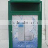 Arlau Outdoor Steel Elegant Trash Bin thumbnail-6