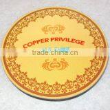 NEW CUTE MDF WOOD COFFEE CUP/MULE MUG COASTER, ROUND WOODEN CRAFT TEA CUP COASTER, thumbnail-3