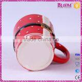 Christmas Gift Red Ceramic Sublimation Mug With Lid thumbnail-6