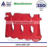 Old type three holes plastic road Barrier car parking security barricade/security plastic vehicle barrier