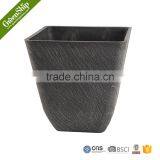 Stone Garden Planter Dark Color Plastic Flower Pots thumbnail-2