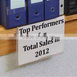 Custom Made Acrylic Acrylic Slanted Sign Holder With Suction Cups thumbnail-4