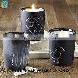 Frosted Candle Large Jar Amber Candle Jar Glass thumbnail-6