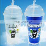 Clear Dome Lid Tumbler Double Wall thumbnail-2