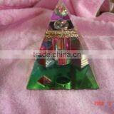 Beautiful Crystal Pyramid Perfume Bottle Gifts thumbnail-1