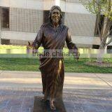 Garden Outdoor Sculpture Metal Craft Jesus Brass Sculpture