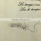 AAA 9-10 mm Purple Freshwater Pearl Necklace and Earring Sets thumbnail-5