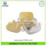 Microwave Using Double Deck FDA Plastic Lunch Box With Lock thumbnail-3