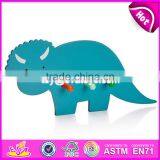 2017 New Design Cartoon Animal Wooden Baby Coat Hangers W09B075 thumbnail-1