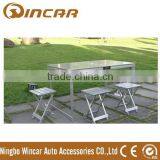 Folding Trestle Table With Color Packing thumbnail-1