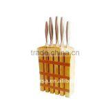 7pcs Stainless Steel Knife Set, All Steel Handles thumbnail-1