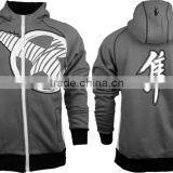 Wholesale Zipper up Mma Hoodie for Men With Your Logo