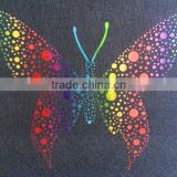 sequin holofoil motif for heat transfer printing