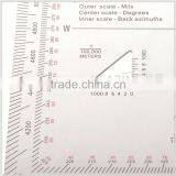 Kearing Brand Manufacture Aviation Square Protractor,combination Square Set Protractor,super Quality Military Square Ruler#KMP-4 thumbnail-4