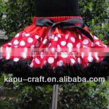 Christmas Pettiskirt Baby Girls Tutu Petti Skirt Baby Ruffled Skirt Wholesale Polka Dots Tutu Skirt thumbnail-2