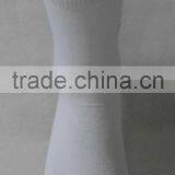 High Quality 100% Cotton White Socks With Logo thumbnail-4