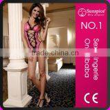 Hot Black Rose Red Erotic Lingerie Sexy See Through Women Underwear thumbnail-1