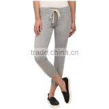 Womens 100% Cotton New Design Plain Thin Cotton Trousers thumbnail-1