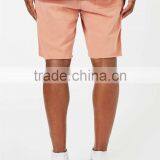 MGOO Foshan Manufacturer Pink Ribbed Jersey Shorts Fashion Comfortable Draw String Raw Hem Knee Length Shorts thumbnail-5