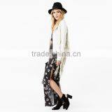 MGOO Brand Design Fashion Women Long Skirts China Chiffon Maxi With Floral Black Long Skirt 15146A916 thumbnail-3