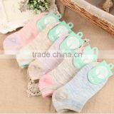 Zm40571b Hot Sale Women Cotton Socks Ladies Fancy Low-cut Liners Socks thumbnail-3