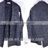 A Chunky Sweater Tunic Featuring a Wide Horizontal Stripes,Ladies Winter Long Sweater thumbnail-1