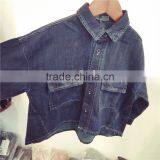 Baby Shirt 2-7 Years 2017 New Wholesale Cotton Autumn Denim Kids Shirts thumbnail-3