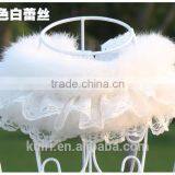 Lace Real Fur Collar Scarf Coat Warm Wrap Fake Neck Ring Winter Fox Rabbit Fur Cape Clothing Accessory Shawl Scarves thumbnail-6