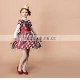2017 High Quality One Piece Design Spring Summer Short Sleeve Baby Girl Party Dress Children Frocks Designs thumbnail-3