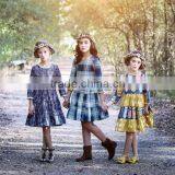 Simple Lovely 2017 Baby Girl Party Dress Children Frocks Designs Linen Dress Baby Girl Clothes thumbnail-6