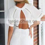 Wholesale - Women Beach Dresses Holiday Dresses Hot Fashion Women Crop Top Midi Skirt Set Summer Holiday Beach Sexy Sets Trendy thumbnail-5