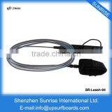 SUP Leash Best Quality Surfing Leash Transparent Black 9ft Leg Rope thumbnail-1