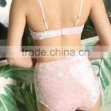 Runwaylover 5383 Hot Sale Ladie Sexy Ladies Velvet Bra and Panty thumbnail-5