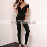 Runwaylover 053 Hot Sale 2017 Ladies Sexy Deep V-Neck Playsuits thumbnail-1