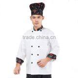 Juqian 2016 Custom Fashion Design Hotel Workwear White Executive Chef Uniform thumbnail-1