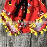 Baby Girls Summer Spring Clothing Infant Baby Girls Romper Baby Minnie Romper With Matching Headband thumbnail-3