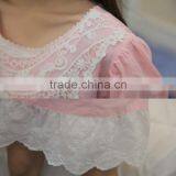 Cotton Sleep Shirt Breathable Lace Patchwork Cute Sexy Lingerie Sleepwear thumbnail-3