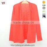 Plain Kids No Button Knit Cardigan Girls Sweater Design thumbnail-1