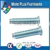 Made in Taiwan Stainles Steel Flush Head Self Clinching Stud or Carbon Steel Zinc Plated thumbnail-4