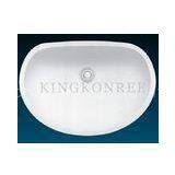 OEM Extremely Hard And Solidate Artificial Stone Resin Kitchen Sinks / Solid Surface Sinks