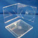 Clear Plastic Jewel cd Case Plastic Jewel cd Box Plastic Jewel cd Cover 10.4mm Single Square With Clear Tray
