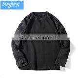 Wholesales Plain Pocket Long Sleeve Pullover thumbnail-1