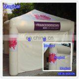 Advertisting Inflatable White Booth With Leaf Logo