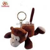 Low price mini emoji plush monkey animal keychain