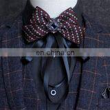 Aidocrystal New Wholesale 2017 Men's England Style Polyester Silk Pattern Bow Tie Bow Ties thumbnail-1