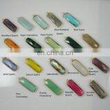 Gemstone Rectangle Shape Bezel Gemstone Connector thumbnail-1