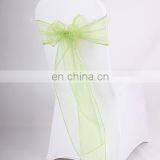 2015 Various Sizes Decorative Long Purple Organza Chair Bows thumbnail-3