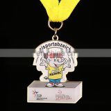 Wholesale cheap price brass material printing medal